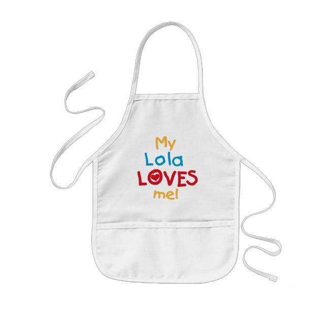 Meine Lola Lieben ich T-Shirts und Geschenke Kinderschürze (Vorne)