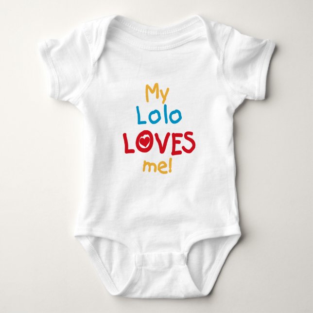 Meine Lolo Lieben ich T - Shirts und Geschenke (Vorderseite)