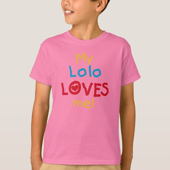 Meine Lolo Lieben Me T - Shirt und Geschenke (Vorderseite)