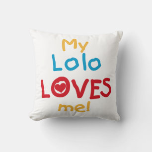 Meine Lolo Lieben Me T - Shirt und Geschenke Kissen