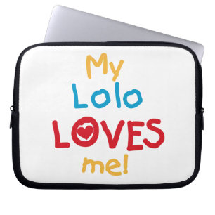 Meine Lolo Lieben Me T - Shirt und Geschenke Laptopschutzhülle