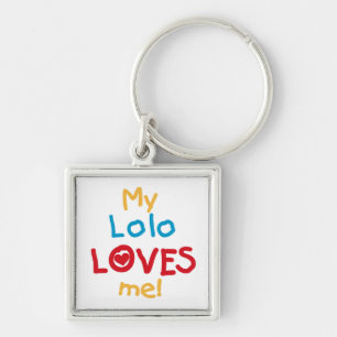 Meine Lolo Lieben Me T - Shirt und Geschenke Schlüsselanhänger