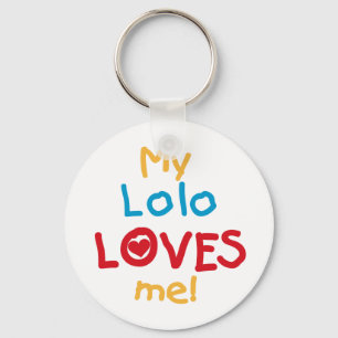 Meine Lolo Lieben Me T - Shirt und Geschenke Schlüsselanhänger