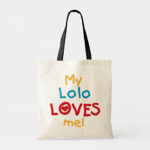 Meine Lolo Lieben Me T - Shirt und Geschenke Tragetasche