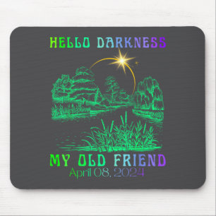 Meine lustige Hallo Dunkelheit alter Freund Solar Mousepad