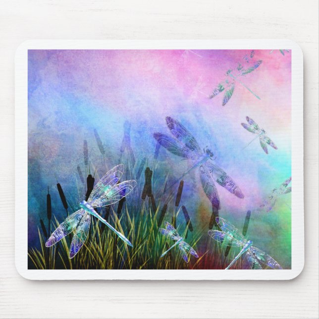 MEINE MAGISCHE DRAGONFLY SAASONS.jpg Mousepad (Vorne)