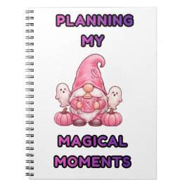 Meine magischen Momente planen – Rosa Gnom Notizblock