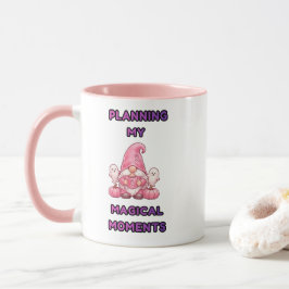 Meine magischen Momente planen – Rosa Gnom Tasse