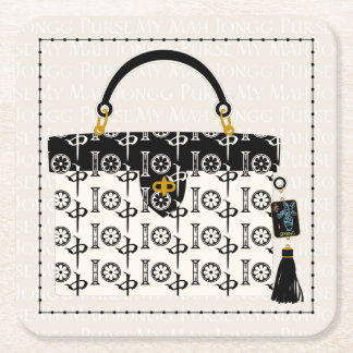 Meine Mah Jongg Purse Untersetzer