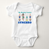 Meine Mama Coaches Synchro synchronisierte Schwimm