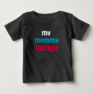 Meine Mama-Felsen Baby T-shirt
