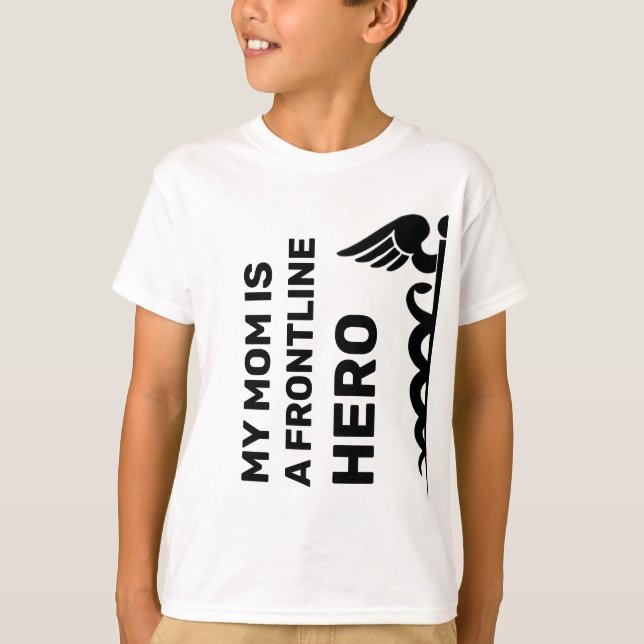 Meine Mama Frontline Hero Coronavirus Covid19 T-Shirt (Vorderseite)