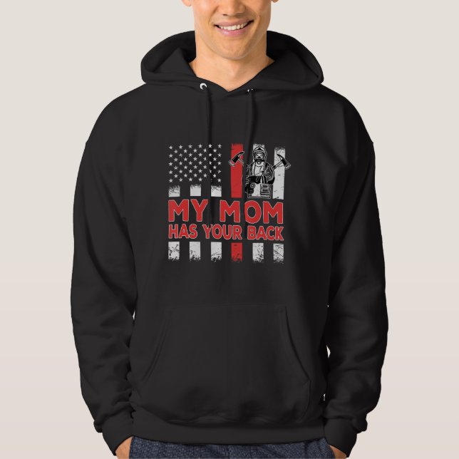 Meine Mama hat deinen Backenfrostkinder. Hoodie (Vorderseite)