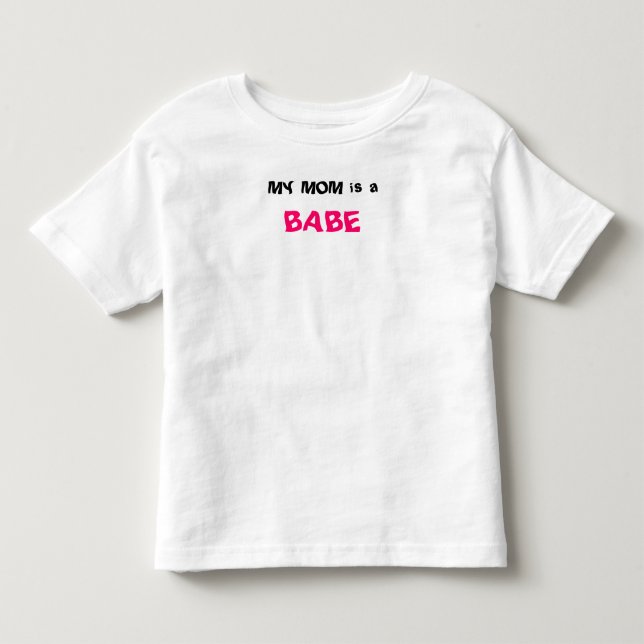 MEINE MAMA ist a, BABY Kleinkind T-shirt (Vorderseite)