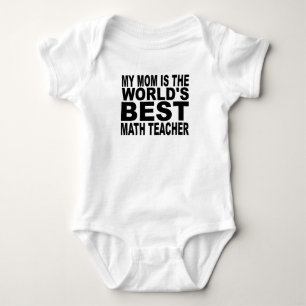 Meine Mama ist der beste Mathe-Lehrer der Welt Baby Strampler