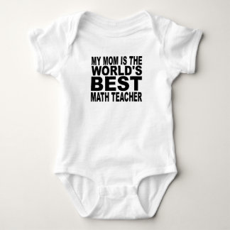 Meine Mama ist der beste Mathe-Lehrer der Welt Baby Strampler