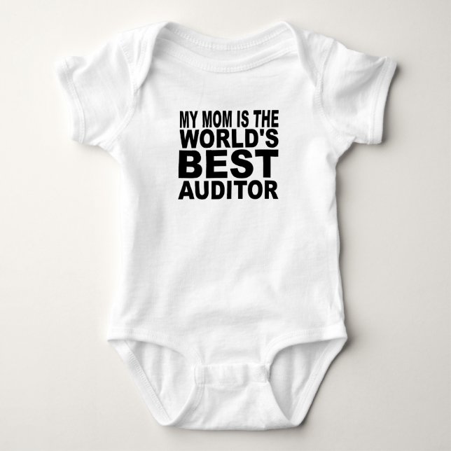 Meine Mama ist der beste Wirtschaftsprüfer der Baby Strampler (Vorderseite)