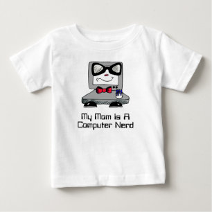 Meine Mama ist ein Computer-Nerdgeek-Shirt für Baby T-shirt