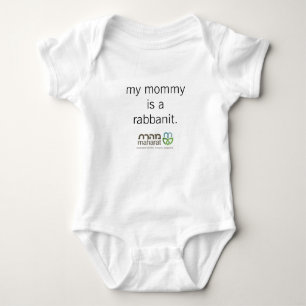 Meine Mama ist ein Rabbanit Säuglings-Bodysuit Baby Strampler