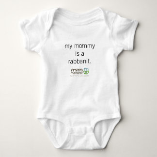 Meine Mama ist ein Rabbanit Säuglings-Bodysuit Baby Strampler