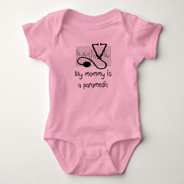 Meine Mama ist ein Sanitäter-Baby-T - Shirt (Vorderseite)
