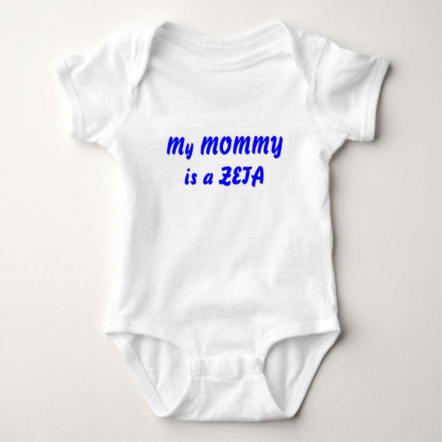 Meine MAMA ist ein ZETA Baby Strampler (Vorderseite)