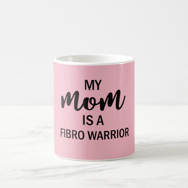 Meine Mama ist eine Faser Krieger-Kaffee-Tasse Kaffeetasse (Mittel)