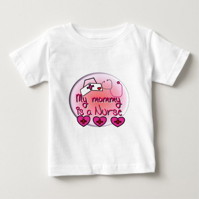 "Meine Mama ist eine Krankenschwester-" KinderT - Baby T-shirt (Vorderseite)
