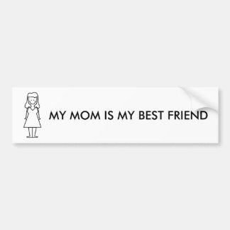 MEINE MAMA IST MEIN BESTER FREUND-AUTOAUFKLEBER AUTOAUFKLEBER