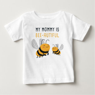 Meine Mama ist Niedliches Bienenkind am Muttertag Baby T-shirt