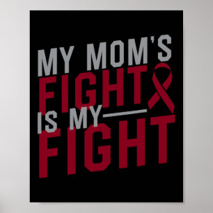 Meine Mama kämpft gegen die Anämie meiner Sichelze Poster