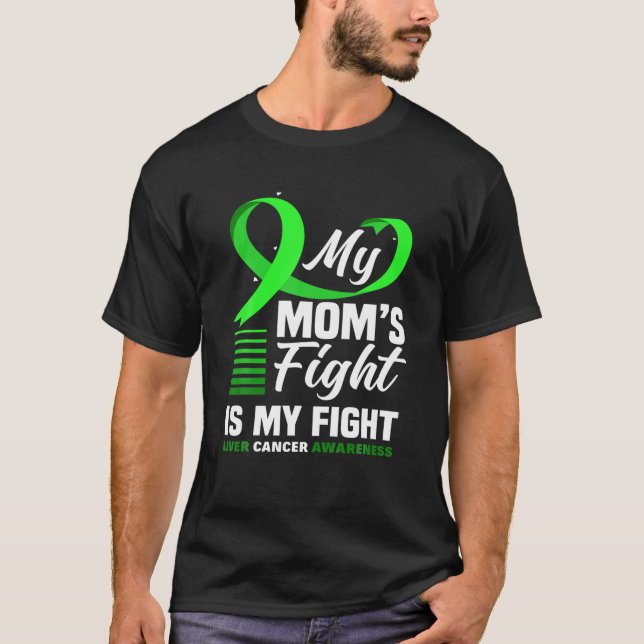 Meine Mama kämpft gegen Krebs T-Shirt (Vorderseite)