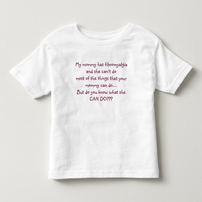 meine MAMA kann die meisten Sachen nicht tun Kleinkind T-shirt (Vorderseite)