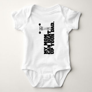 Meine Mama kann Ihren Vater oben schlagen Baby Strampler