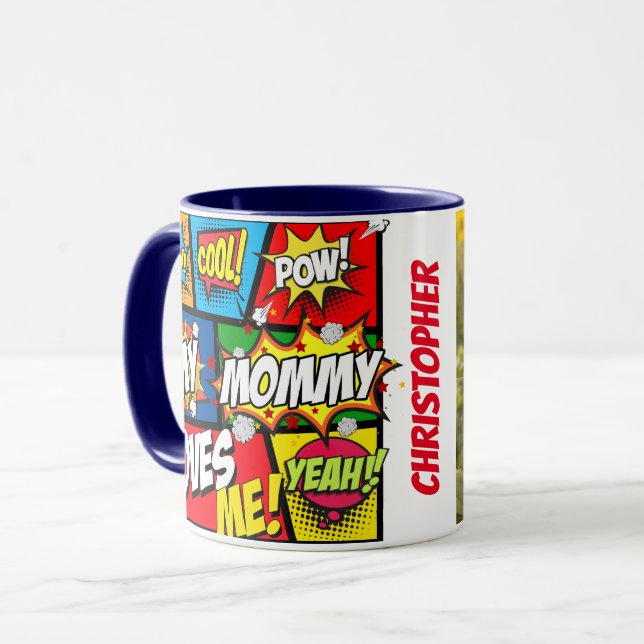 Meine Mama-Lieben ich FOTO Tasse (Vorderseite Links)