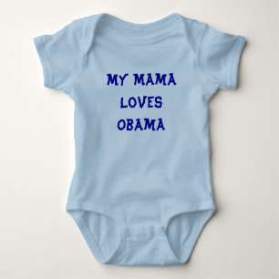 Meine Mama-Lieben Obama Baby Strampler