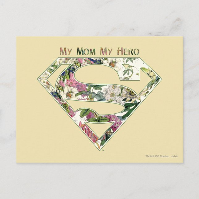 Meine Mama Mein Held Postkarte (Vorderseite)