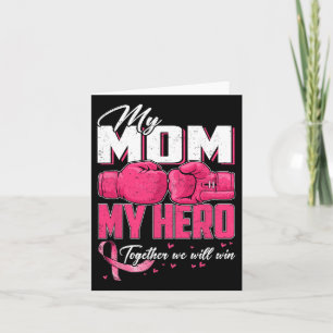 Meine Mama mein Held zusammen werden wir Brustkreb Karte