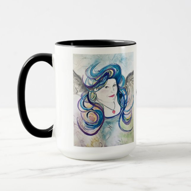 Meine Mama, meine Angel-Tasse-Trinkbehälter Tasse (Links)