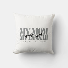 MEINE MAMA MY JANNAH Personalisiertes Geschenk für Kissen