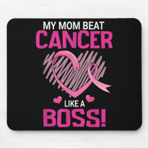 Meine Mama schlägt Brustkrebs wie eine Boss-Kriege Mousepad