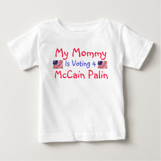 Meine Mama wählt 4 McCain Palin Baby T-shirt