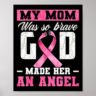 Meine Mama war so tapfer, dass sie zu einer Engel- Poster