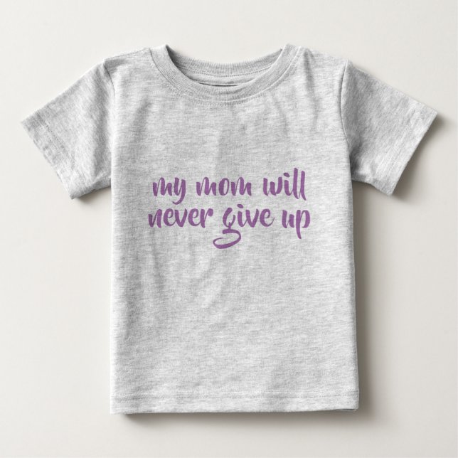 Meine Mama wird nie auf den Grauschwitz des eigene Baby T-shirt (Vorderseite)