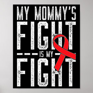 Meine Mama's Kämpfe ist meine Kampagne gegen Blutk Poster