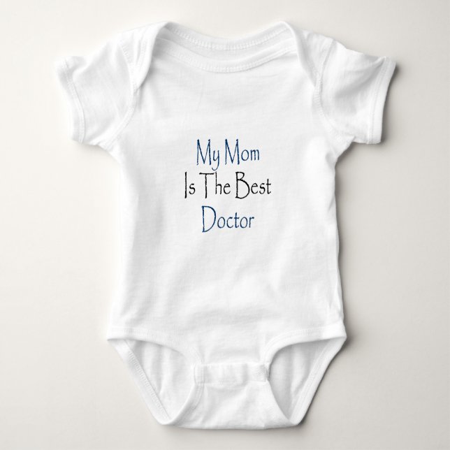 meine Mamma ist der beste Doktor Baby Strampler (Vorderseite)