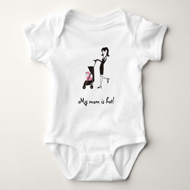 Meine Mamma ist heiß! Baby-Strampler Baby Strampler (Vorderseite)