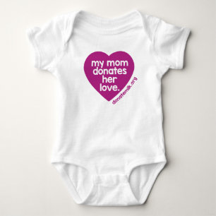 Meine Mamma spendet ihre Liebe Baby Strampler