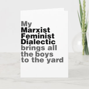 Meine marxistische feministische Dialektik bringt Karte
