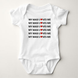 MEINE MASI-LIEBEN MICH ROT HERZ BABY STRAMPLER